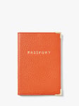 Aspinal of London Pebble Leather Passport Cover