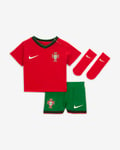 Portugal 2024 Stadium Home Baby/Toddler Nike Football Replica 3-Piece Kit