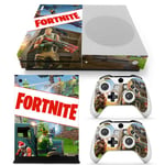 Kit De Autocollants Skin Decal Pour Console De Jeu Xbox One S Corps Complet Fortnite Fortnite, T1tn-Xboxones-1384