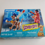 Playmobil 70710 Scooby-Doo! Dog Adventure with Ghost Clown Figure Toy Set