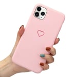 Cute Soft Case For iPhone 11 Pro X Xr Xs Max For Apple Airpods 1 2 Love Heart Phone Cover For iPhone 8 Plus 7 6S 6 5 5S SE,Pink (Phone case),For iPhone 6