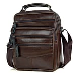 Crossbody bag Men Genuine Leather Handbags Male High Quality Cowhide Messenger Bags Men Ipad Business Bag Medium Size Briefcase Tote