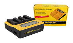 Patona Dual LCD USB Lader for Canon NB-9L Digital IXUS 1000 1000HS 1100HS 500 HS 510HS NB- 150607621