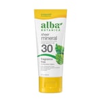 Mineral Sunscreen 3 Oz (Fragrance Free SPF 30) By Alba Botanica