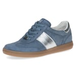 CAPRICE Femme Damen 9-23705-44 Baskets Plates, Denim Comb, 36 EU