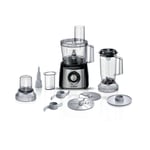 Bosch MCM3501MGB MultiTalent 3 Compact 800W Food Processor - Black & Stainless