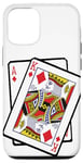 Coque pour iPhone 13 Pro Ace & King of Diamonds 21e anniversaire Twenty One Years Old