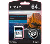 Not SanDisk PNY Premium Edition 64GB Class 10 UHS-I SDXC  SD Memory Card 80MB/s