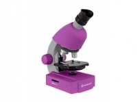 Bresser Optics Junior 40x-640x, Optiskt mikroskop, Violett, 640x, 40x, LED, Batteri