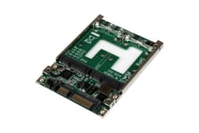 StarTech.com Dubbel mSATA SSD till 2,5" SATA RAID-adapter-konverterare - kontrollerkort - mSATA - SATA 6Gb/s