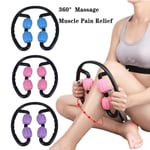 Ring Clamp Leg Massage 360° Relaxation Yoga Fitness Neck Arm Blue