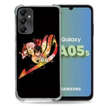 Cokitec Coque Renforcée pour Samsung Galaxy A05S Manga Fairy Tail Logo Noir