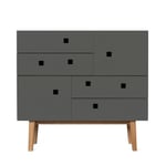 Peep B1 Byrå, Slate Grey/Ekben Retro
