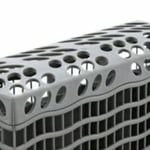 Cutlery Basket Electrolux Zanussi AEG Dishwasher Grey Slimline Cage Tray Genuine