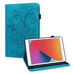SKALO iPad 10.2 Mandala Suojakotelo - Sininen