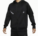 New Mens Nike M NSW AIR MAX Hoody Hoodie DJ5067-010 Black Size XS