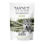 Sparpack: 3 x 180 g Wolf of Wilderness - Wild Bites Snacks - JUNIOR Green Fields - Lamb