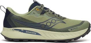 Saucony Men's Peregrine 15 GORE-TEX Hemlock/navy, 48
