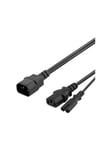 Pro Power Cable C14 - C13/C7 - 0.2m