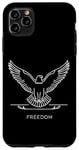Coque pour iPhone 11 Pro Max One Line Art Dessin Us Eagle