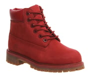 Timberland 6 Inch Classic Boot Youth Red - 1 youth UK