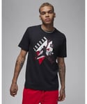 Nike Mens Air Jordan Graphics T Shirt In Black Cotton - Size Small