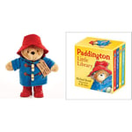 Official Classic Paddington with Boots Soft Toy & Paddington Little Library