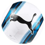 PUMA Big Cat 3 Ball Ballon De Foot Mixte Adulte, White-Team Power Blue Black, 4