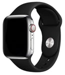 Apple Watch urrem - Silikone - M/L - 38-41 mm - Sort