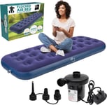 Supply Cube Single Airbed, Air Bed with Pump | + AC 