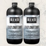 2 x Bleach London Silver Conditioner LARGE **500ml** Bottle - FREE DELIVERY