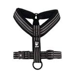 Hurtta Padded Y-Harness 2, Raven, 43 in