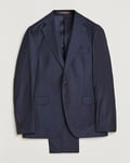 Oscar Jacobson Ego Loro Piana Zelander Merino Wool Suit Navy