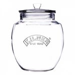 Kilner Preserving Push Top Curve Jar Home Kitchen Food Storage Clear