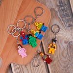 Cartoon Movie Hero Doll Man Figure Keychain Lego Jewelry Keyring Spider-man