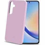 Celly Galaxy A35 5G Mobilskal Soft Rubber - Rosa Svart