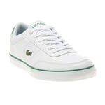 Boys Lacoste White Court Master Synthetic Trainers Lace Up