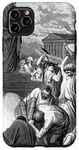 Coque pour iPhone 11 Pro Max Saint Paul à Ephèse Gustave Dore Religieux Biblique Art
