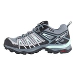 Salomon X Ultra Pioneer Gore-Tex Women's Hiking Waterproof Shoes, All weather, Secure foothold, and Stable & cushioned, Stormy Weather, 8