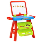 vidaXL 3-i-1 Staffli och ritbord för barn 80341