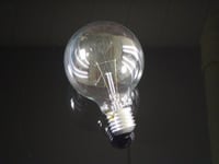 Globlampa klar 25W E27 80mm
