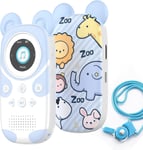 MONDODIGITALE-32Go Lecteur Mp3 Enfant Bluetooth 5.3,Lecteur De Livre Audio,Haut-Parleur, Corde De Suspension,Panda De Dessin Animé Portable Et Mignon Pour Enfants,Son Sans Perte Hifi, Radio Fm,Enregi