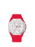 Tommy Hilfiger Men's Octagon Dial Silicone Strap Watch