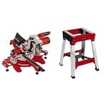 Scie à Onglet Radiale Einhell TE-SM 8 L Dual 1800W - Laser, Inclinaison Des Deux Côtés, 216mm