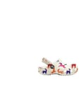 Crocs Unicorn Classic Character Print Clog, White, Size 12 Younger