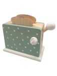 Toaster, Green With Dots Toys Toy Kitchen & Accessories Toy Kitchen Accessories Green Magni Toys