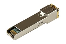 StarTech.com Cisco GLC-T Compatible SFP Module, 1000BASE-T, SFP to RJ45 Cat6/Cat5e, 1GE Gigabit Ethernet SFP, RJ-45 (Copper) 100m, Cisco Firepower, ASR920, IE2000 Mini GBIC Transceiver - Lifetime Warranty (GLCTST) - SFP (mini-GBIC) transceiver modul - 1Gb