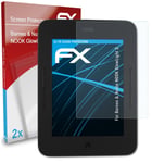 atFoliX 2x Screen Protector for Barnes & Noble NOOK GlowLight 3 clear