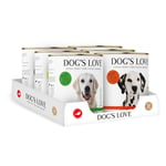 Dog's Love Adult 6 x 800 g - Blandingspakke (6 varianter)
