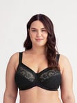 Miss Mary of Sweden Miss Mary Minimizer Underwired Bra - Black, Black, Size 48E, Women